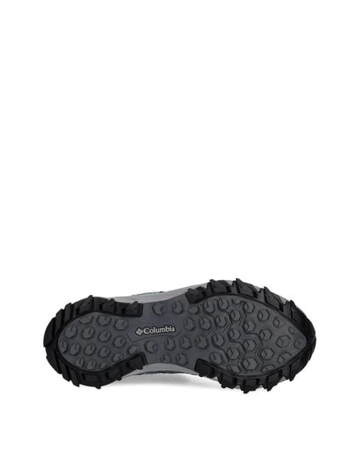 Columbia Gray Peakfreak Ii Outdry Mesh-Panelled Lace-Up Sneakers
