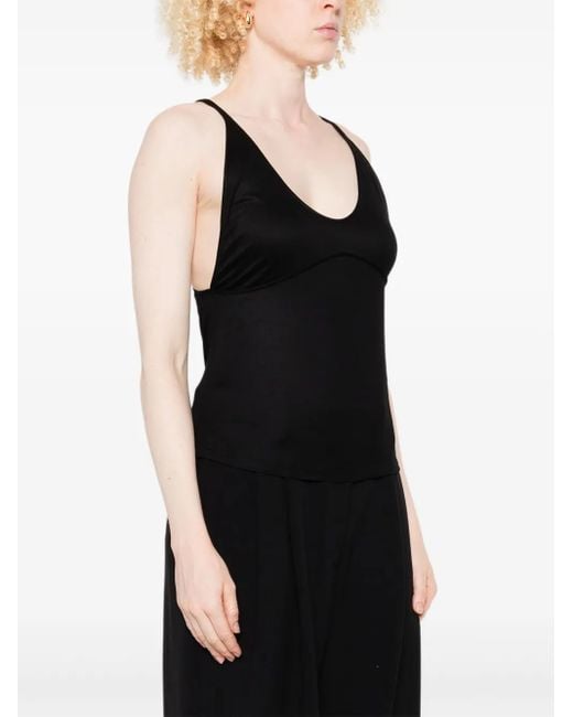 Giorgio Armani Black Racerback Top