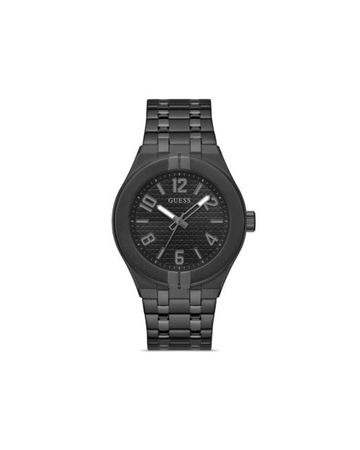 Guess USA Black Stainless Steel Battery 44mm for men