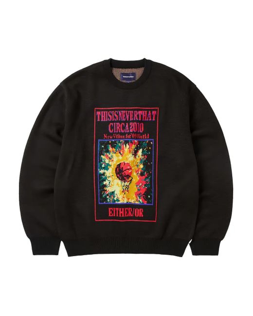 メンズ Thisisneverthat Basketball Hoop セーター Blue