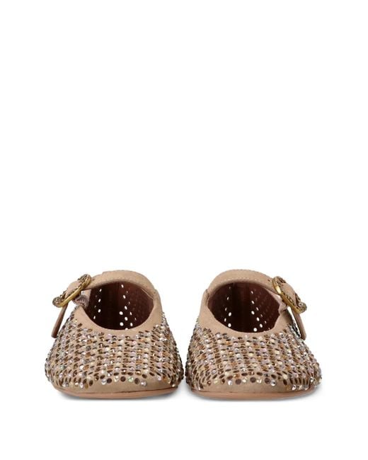 Kurt Geiger Pumps Verfraaid Met Gesp in het Brown