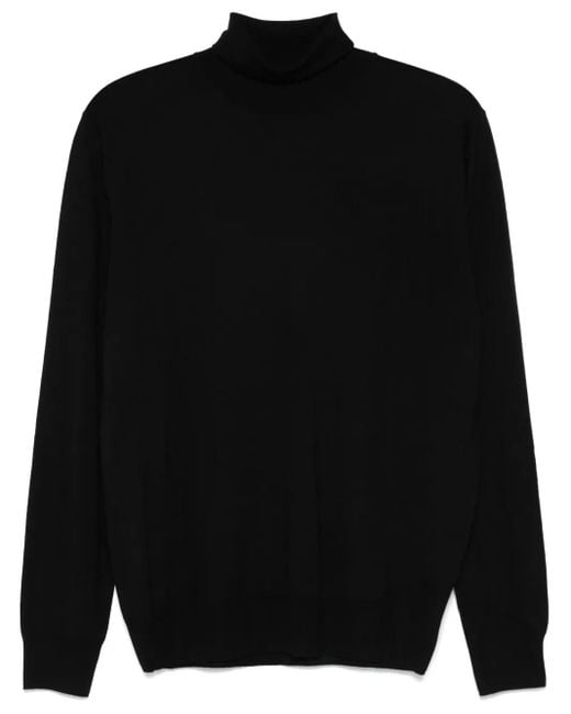 Jersey Con Cuello En V Corneliani de hombre de color Black