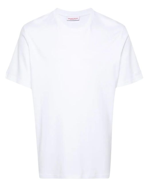 Orlebar Brown White Cotton Jersey T-Shirt for men