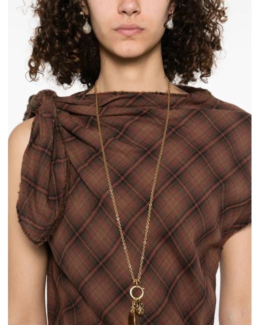 Isabel Marant Naerys Midi-Jurk in het Brown