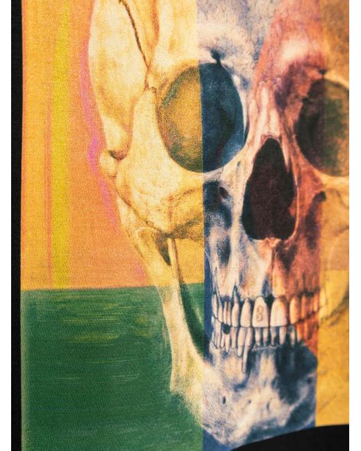 Paul Smith Black Skull Square T-Shirt for men