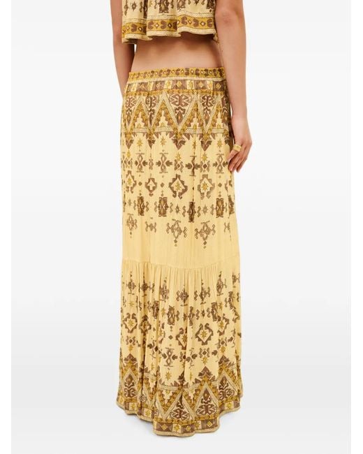 Gonna Lunga Zaya di Ba&sh in Metallic