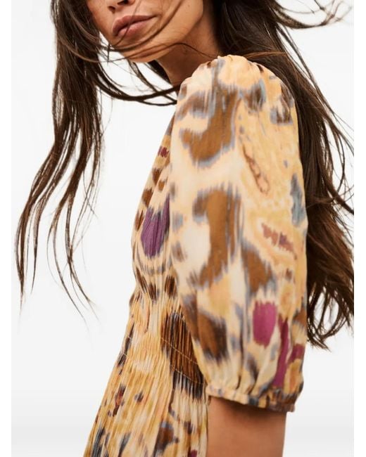 Ba&sh Metallic Madelia Midi Dress