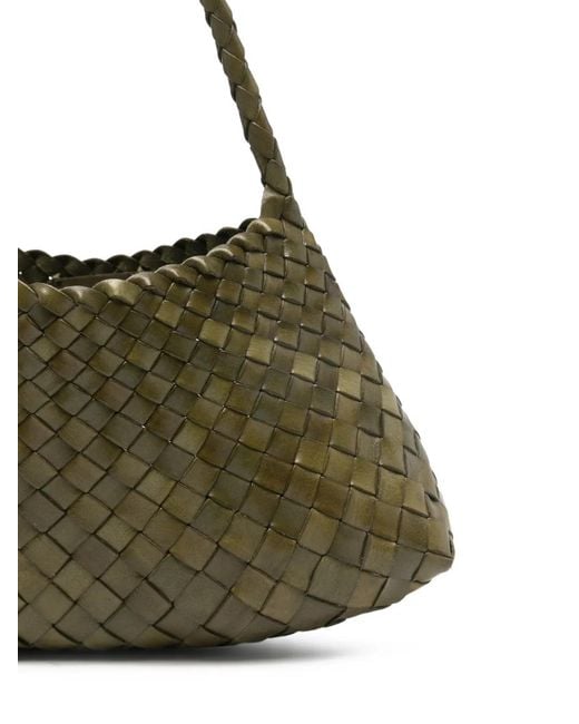 Dragon Diffusion Green Rosanna Woven Tote Bag
