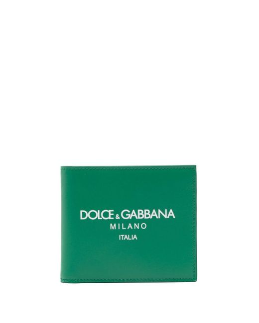 Dolce & Gabbana Portemonnaie mit Logo-Print in Green für Herren