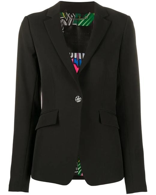Philipp Plein Black Crystal Skull Embellished Blazer