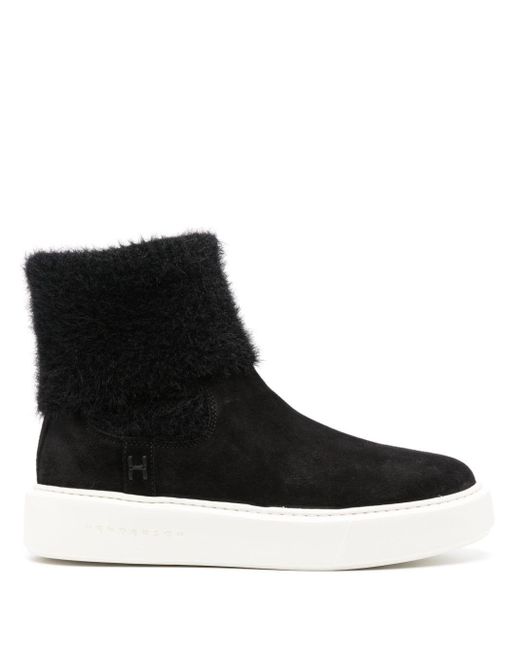 Kiras suede ankle boots di Henderson in Black