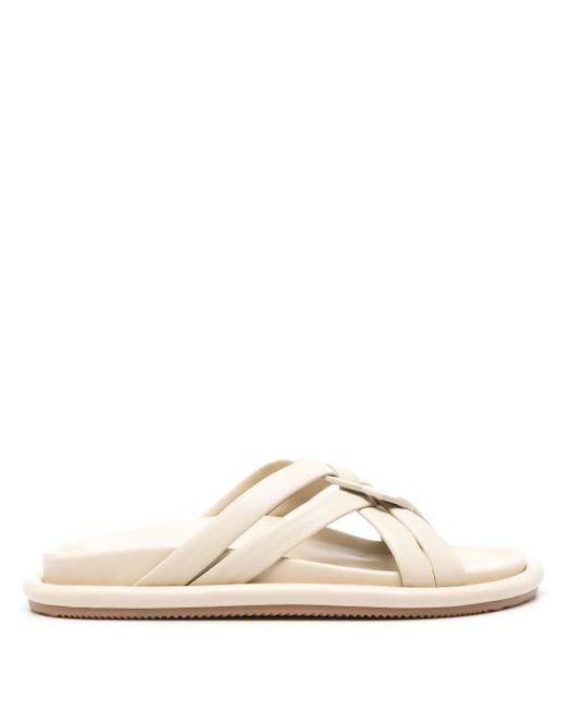 Moncler Natural 'Bell' Slides