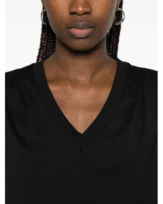 Woc Black Matera V-Neck Sleeveless Top