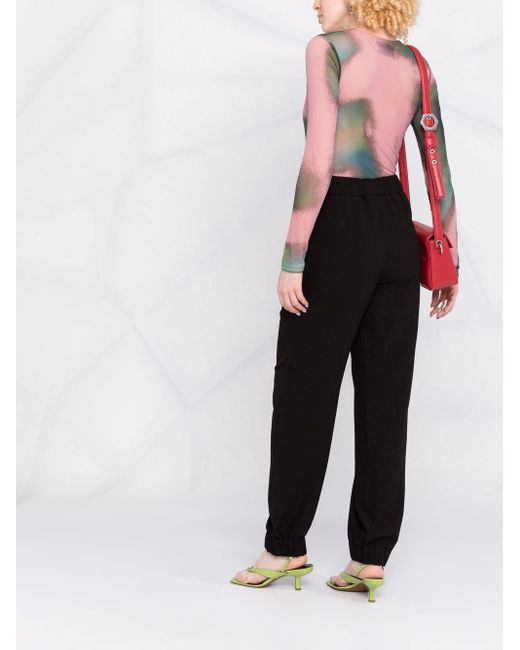 Ganni Synthetic Heavy-crepe Elasticated 