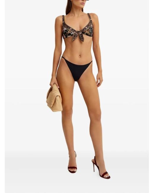 Camilla Black Dynasty Daze Bikini Top