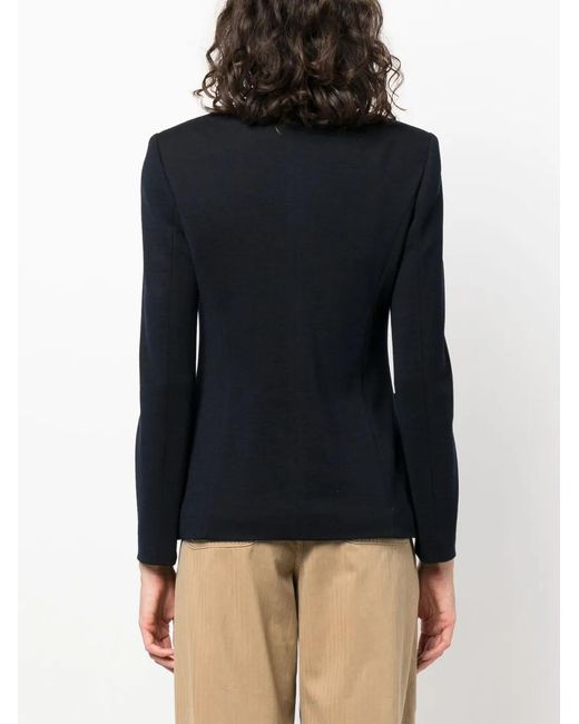 Seventy Black Single-Breasted Blazer