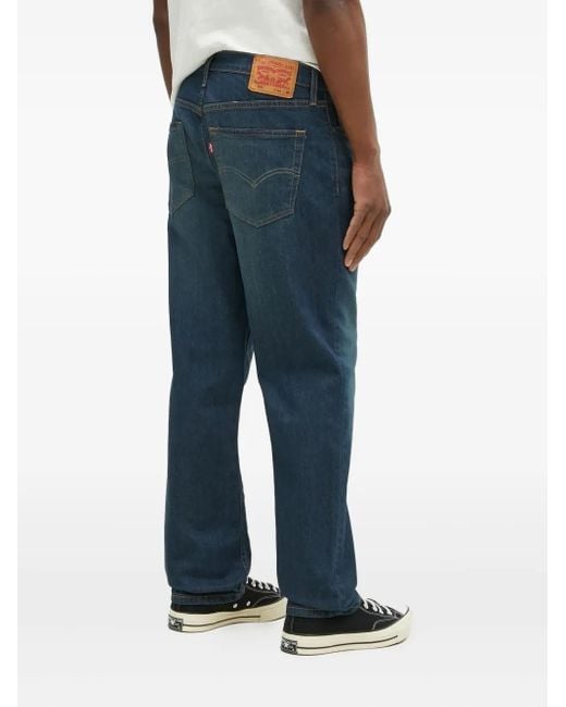 Levi's Blue 541 Logo-Patch Jeans for men