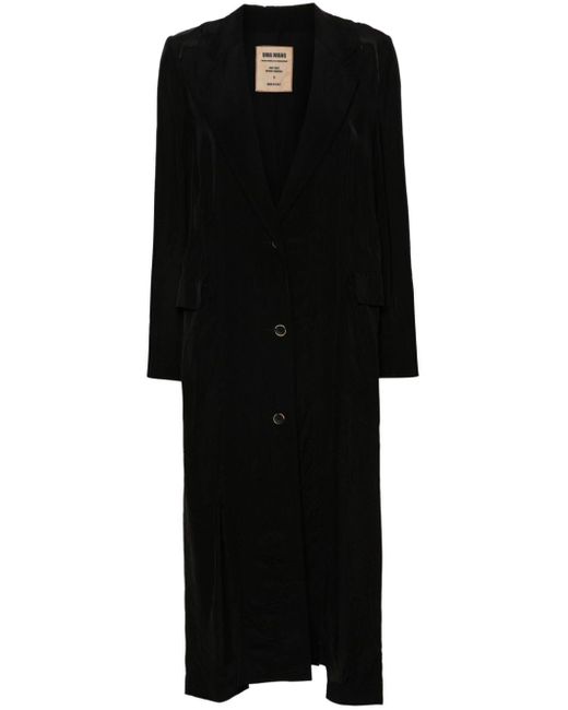 Cappotto Monopetto di Uma Wang in Black