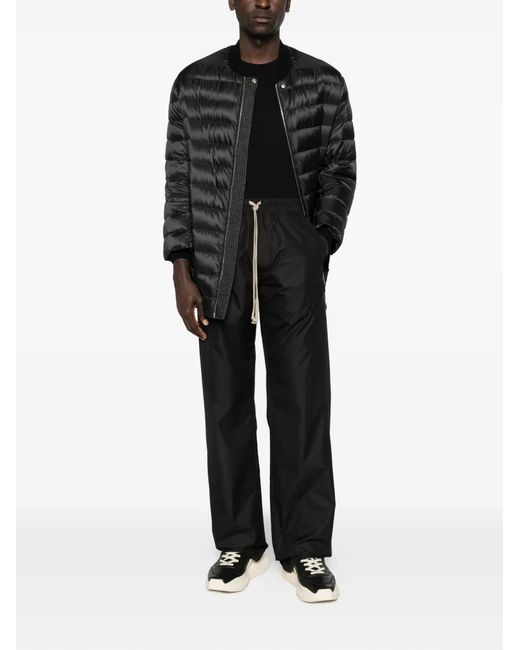 Moncler Black Drawstring Elasticated Trousers for men