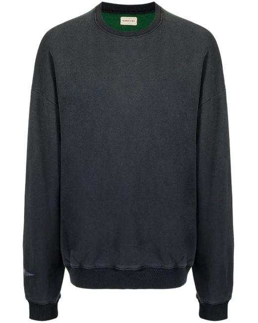 Kapital Skeleton Two-Tone Sweatshirt in Black für Herren