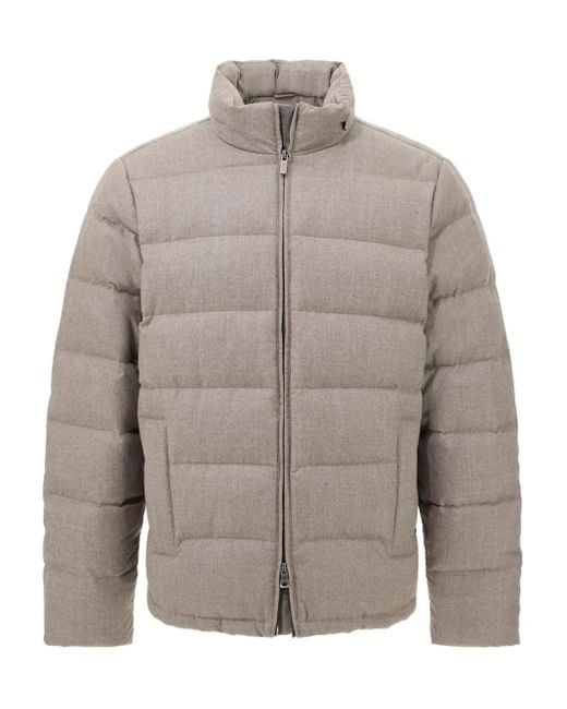 Boggi Gray Flynflannel Padded Jacket for men