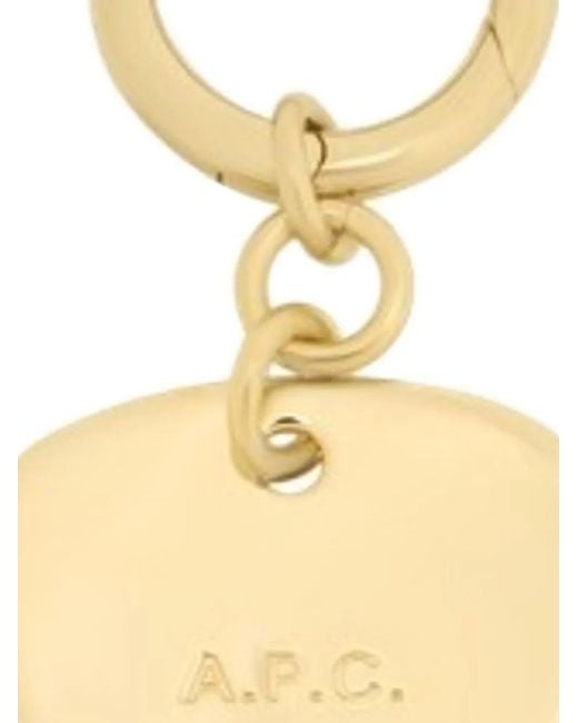 A.P.C. Metallic Mediator Keychain