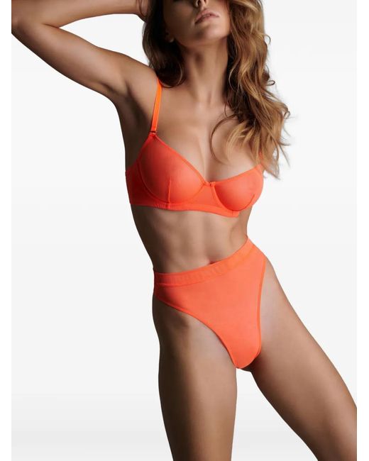 Maison Close Pink Corps À Corps Neon Thong