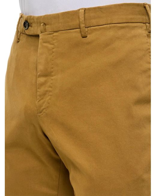 Pantalones con botones y cremallera PT Torino de hombre de color Natural