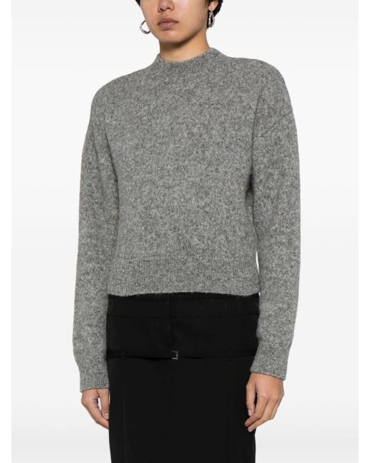 Jacquemus Gray La Maille Alpaca-blend Sweater