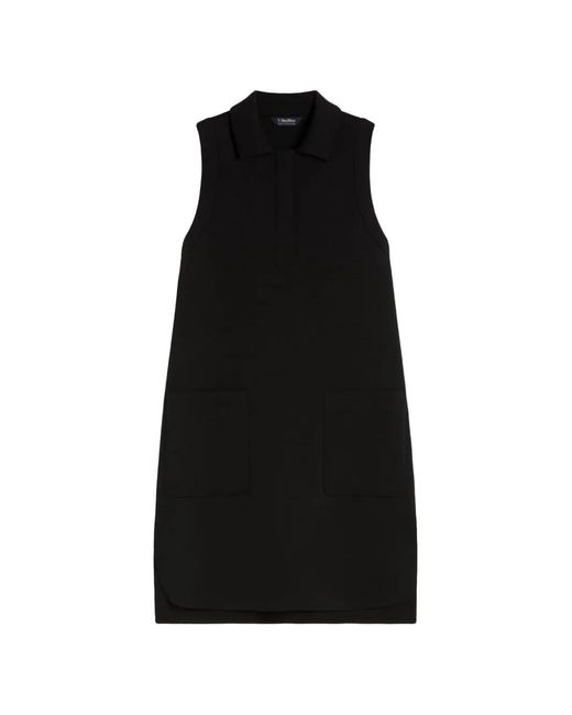 Max Mara Black Cotton Dress