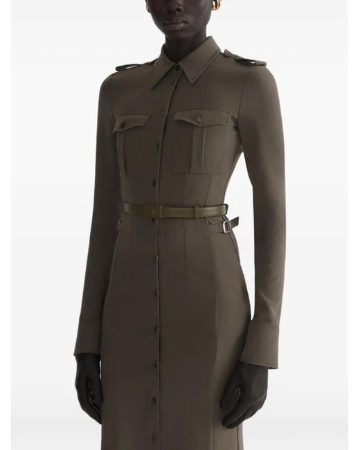 Mugler Blousejurk in het Black