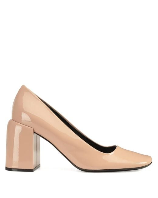 Sergio Rossi Natural 80Mm Square-Toe Pumps