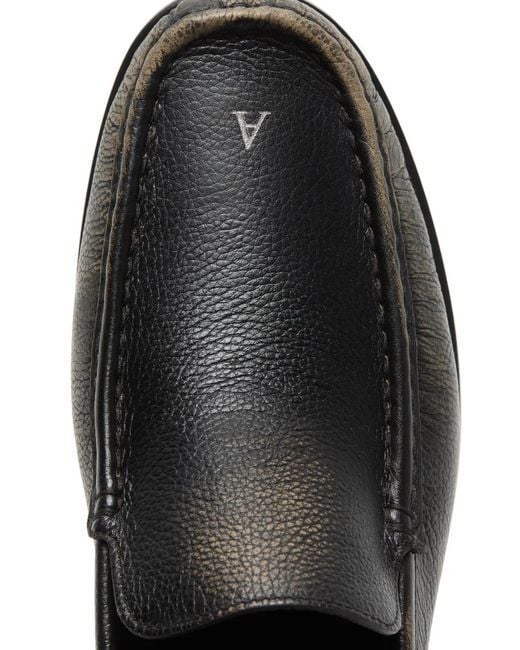 Acne Black Leather Loafers for men