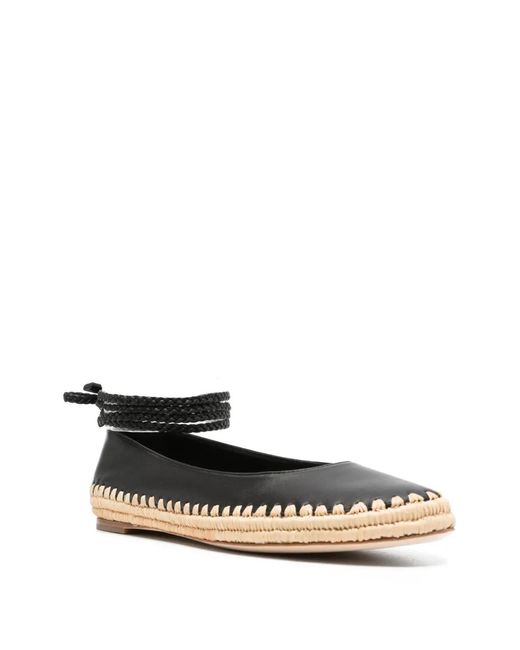 Max Mara White Braided-Strap Espadrilles