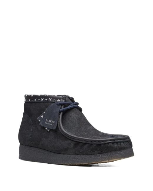 Clarks Black Wallabee Boots for men