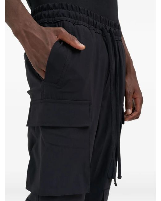 Thom Krom Black Multi-Pocket Track Pants for men