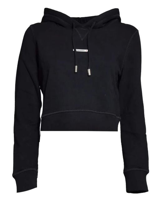DSquared² Black Logo Mini Hoodie