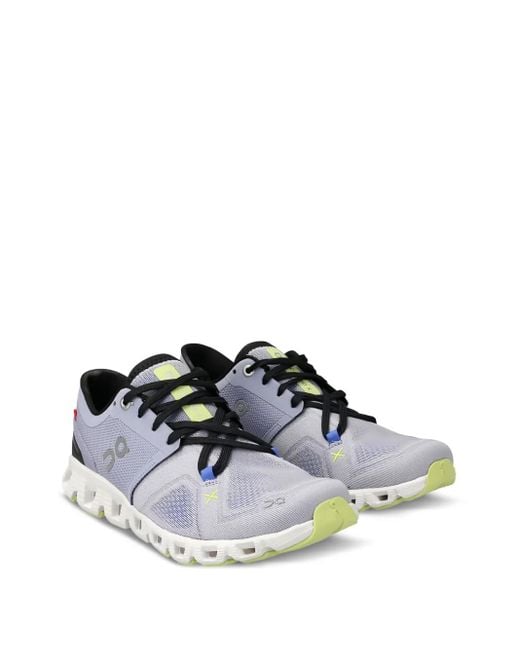 On Shoes Brown Cloud X 3 Mesh-Panel Sneakers