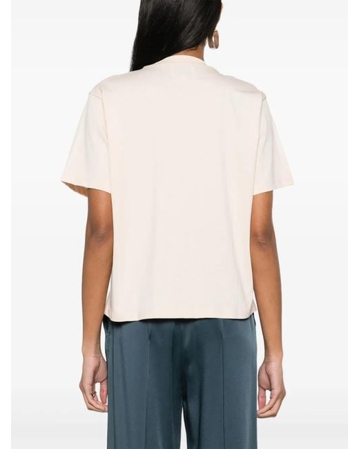 Loulou de Saison White Telanto Organic Cotton T-Shirt