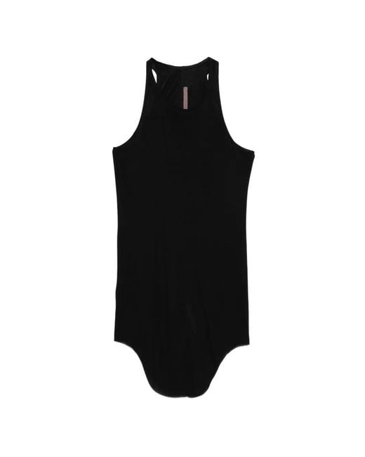 Rick Owens Black Racerback Tank Top