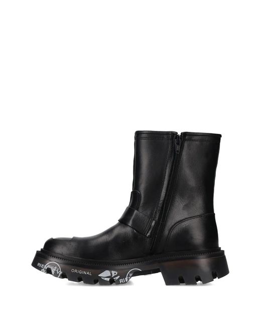 Premiata Black Camden 464 Buckle Boots