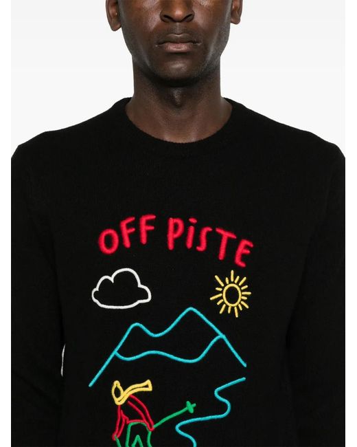 Mc2 Saint Barth Black Heron Knitwear for men
