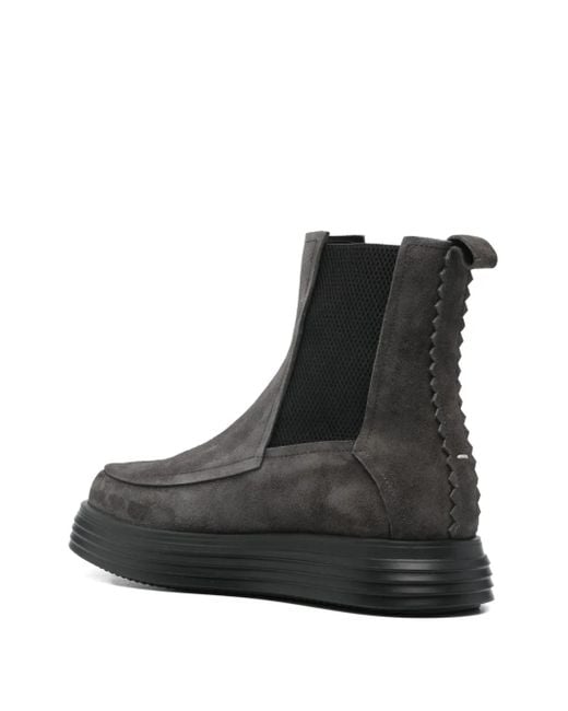 THE ANTIPODE Black Suede Boots for men
