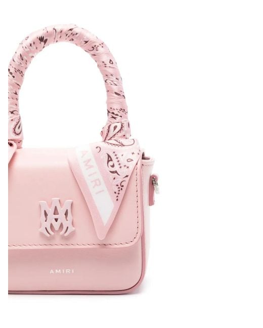 Amiri Pink Mini Ma Tote Bag