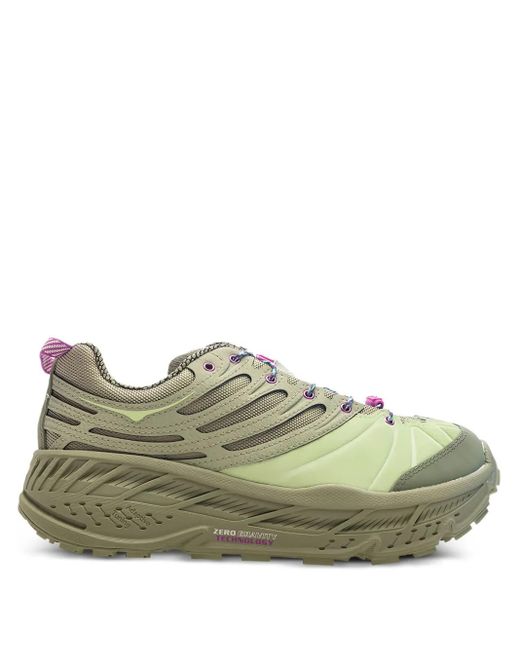 Hoka One One Green Elite Terrain System Stinson Sneakers for men