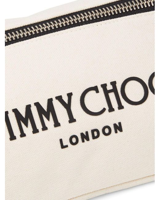Jimmy Choo Finsley Gürteltasche mit Logo in White für Herren