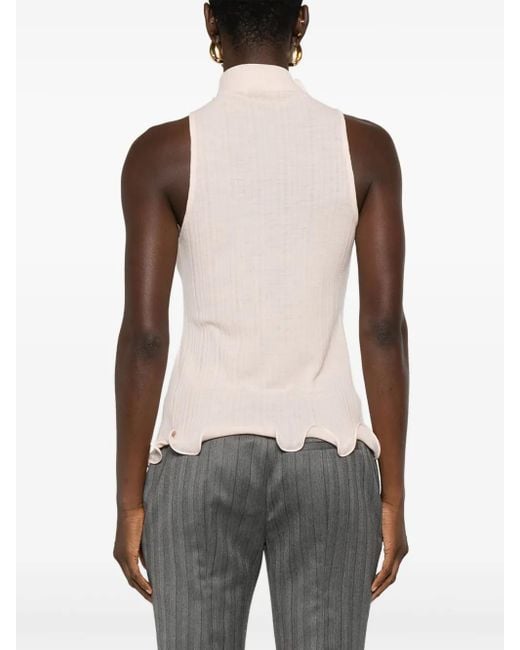 Fendi Top Met Col in het Pink
