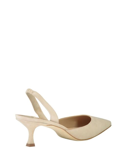 Manolo Blahnik Natural 50Mm Carolyne Pumps