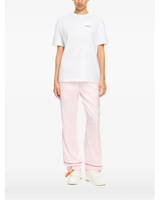 Off-White c/o Virgil Abloh White Arrow Glowing Flower T-Shirt