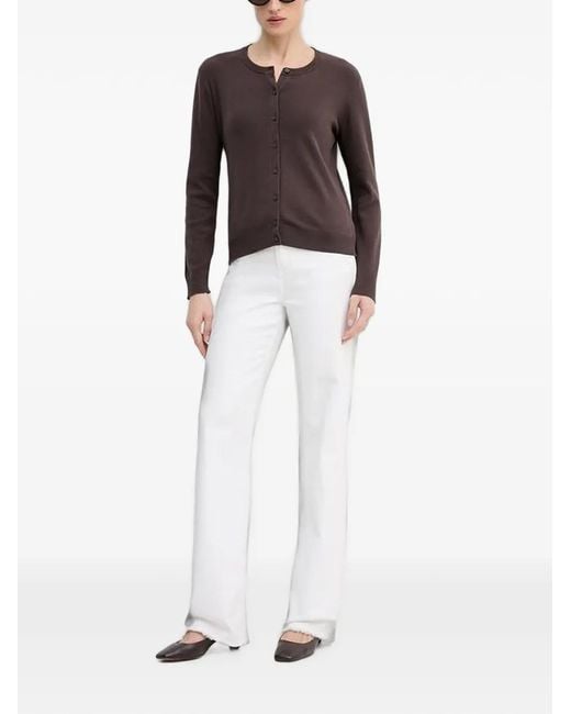 Benetton Gray Buttoned Top